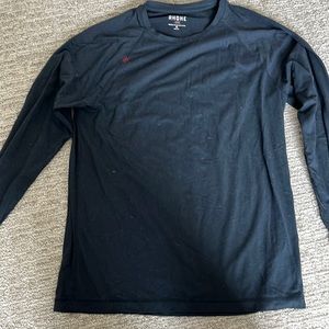Rhône black workout long sleeve M